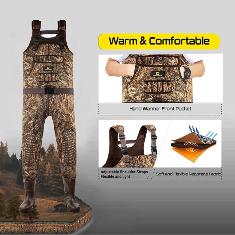Waterproof Waders for Men with Boots